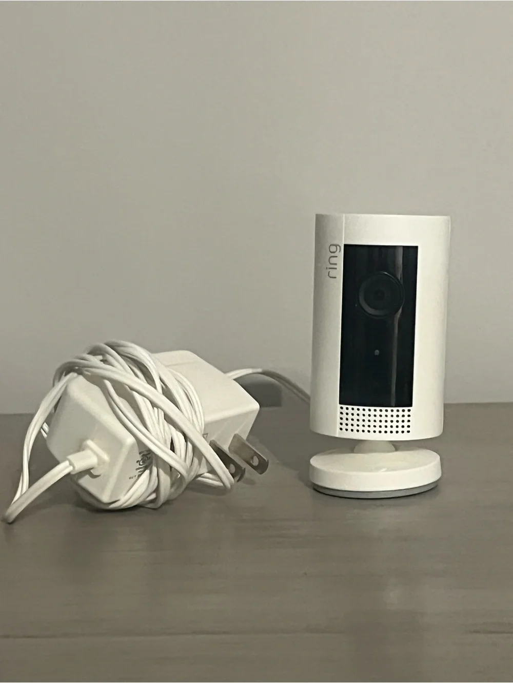 Ring Indoor Cam 1st Gen White 1080p Security Camera Plug-In